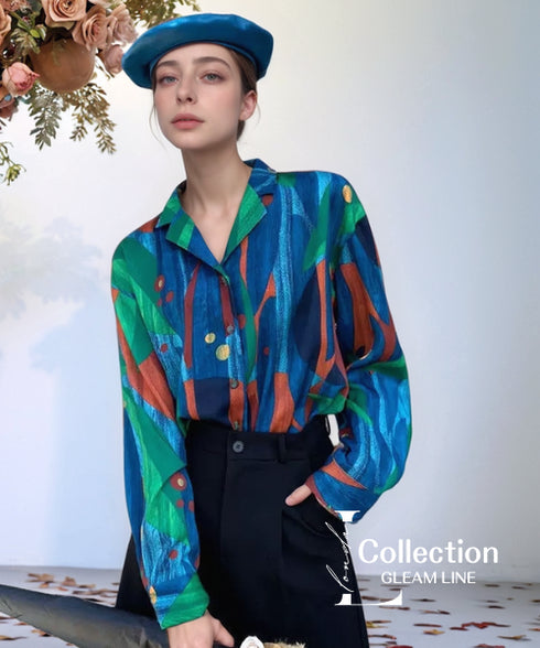 Vintage Flower Blouse